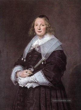  alter - Porträt einer stehende Frau Niederlande Goldene Zeitalter Frans Hals